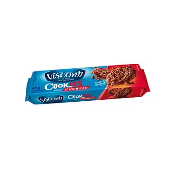 Cookies Sabor Chocolate Visconti 60g