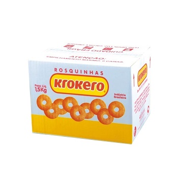 Rosquinhas Krokero Sabor Leite 1,5kg