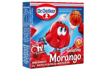 Gelatina Dr.Oetker Morango 20g