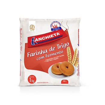 Farinha de Trigo c/ Fermento Anchieta 1Kg