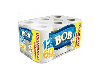 Papel Higiênico BOB Neutro 12×60