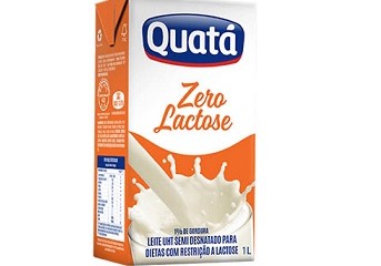 Leite Quata Semidesnatado Zero Lactose 1L