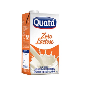 Leite Quata Semidesnatado Zero Lactose 1L