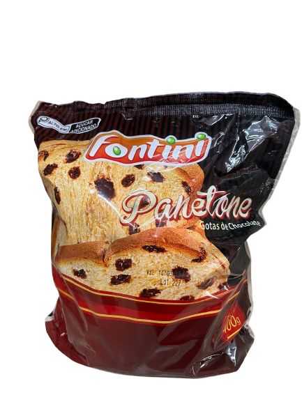 Panetone Fontini Gotas de Chocolate Sachê 400g