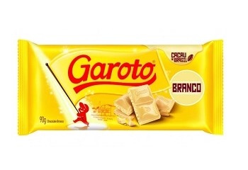 Barra de Chocolate Branco Garoto  90g