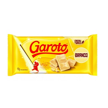 Barra de Chocolate Branco Garoto  90g