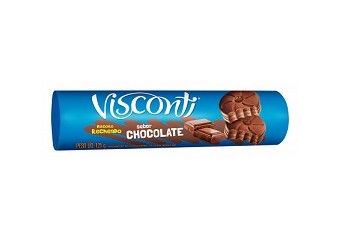 Biscoito Recheado de Chocolate Visconti 125g