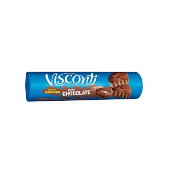 Biscoito Recheado de Chocolate Visconti 125g