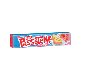 Biscoito Recheado Passatempo Morango130g