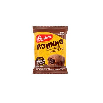 Bolinho Bauducco sabor Chocolate com Recheio de Chocolate 40g