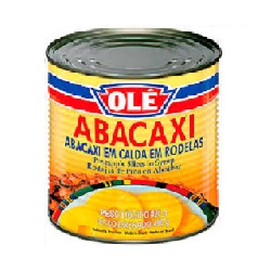 Abacaxi Em Calda Em Rodelas Olé 820g