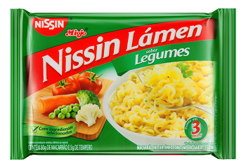 Macarrão Instantâneo Nissin Miojo Legumes 80g