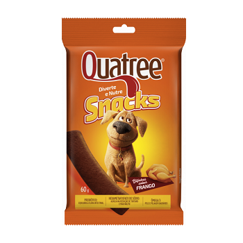 Bifinhos Quatree Snacks Sabor Frango 60g